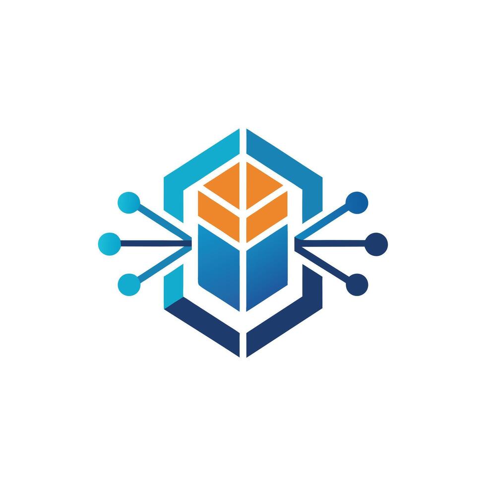 Creative and Elegant Minimalistic Logo Design for Technology and Software Company vector
