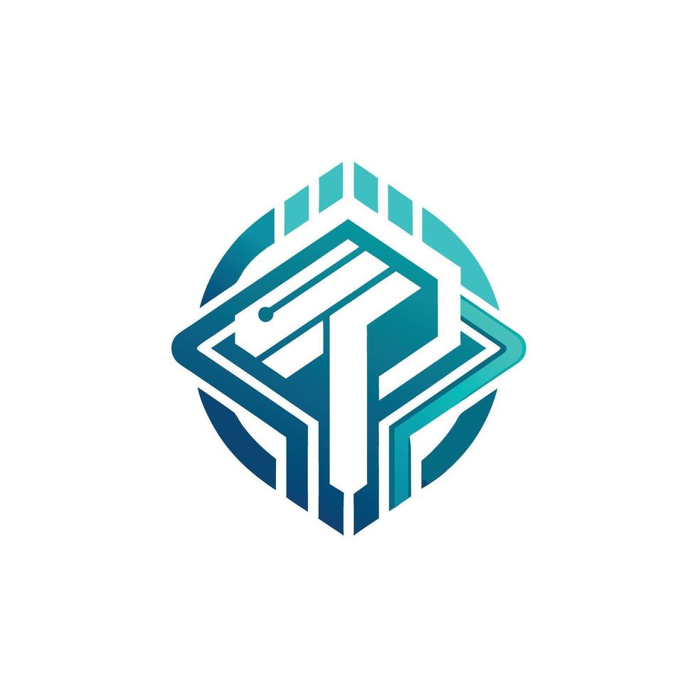 Creative and Elegant Minimalistic Logo Design for Technology and Software Company vector