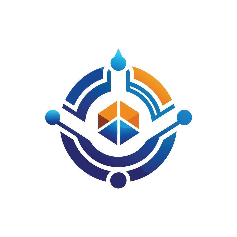 Creative and Elegant Minimalistic Logo Design for Technology and Software Company vector