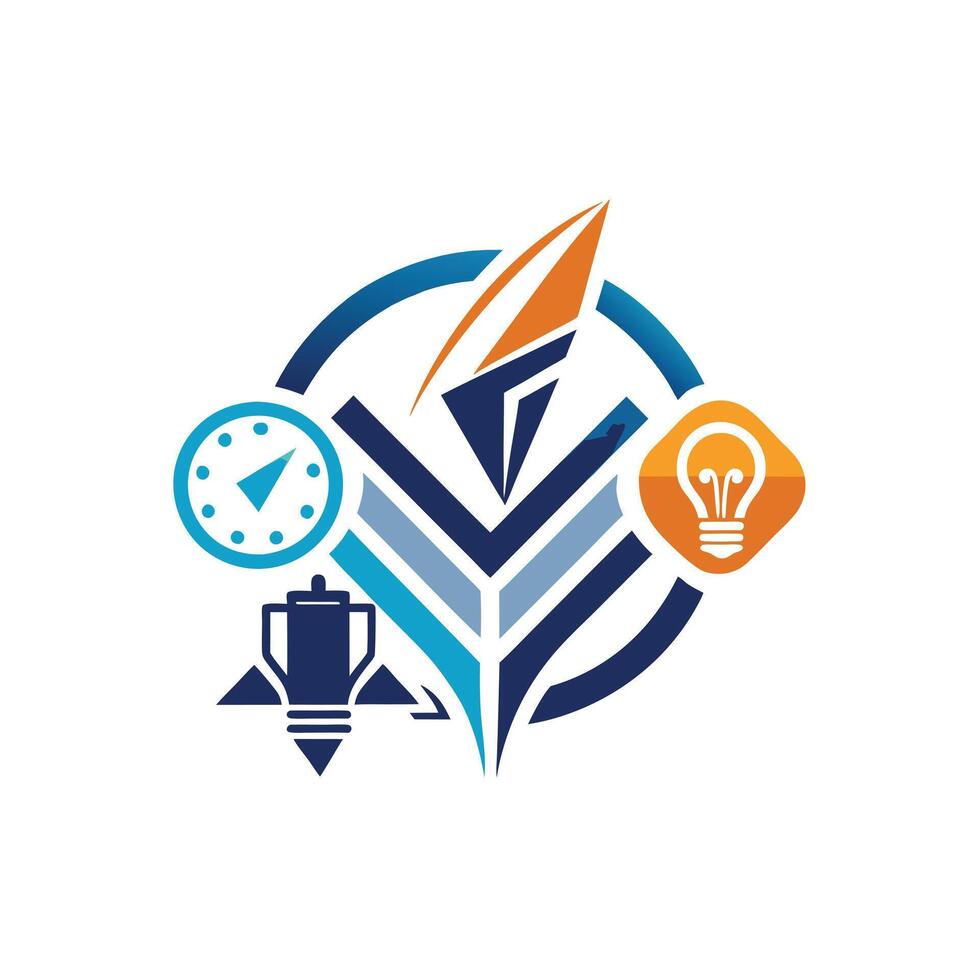 Creative and Elegant Minimalistic Logo Design for Technology and Software Company vector