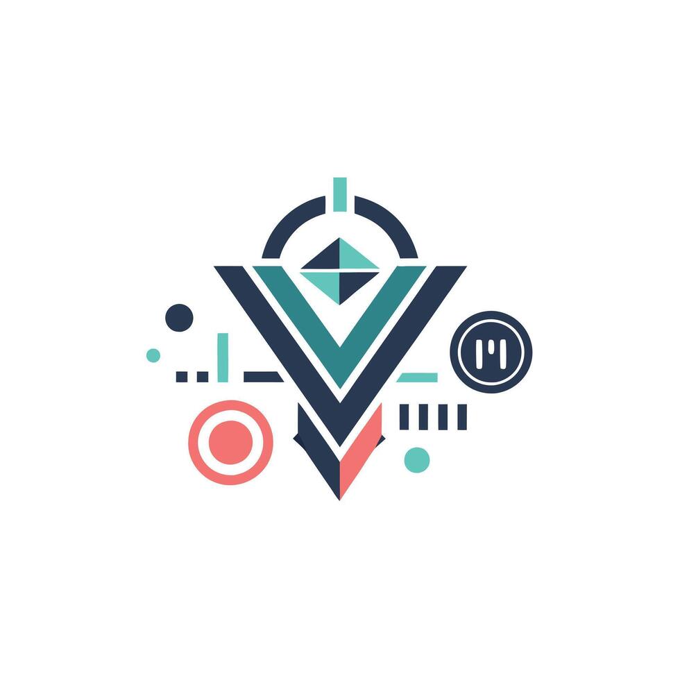 Creative and Elegant Minimalistic Logo Design for Technology and Software Company vector