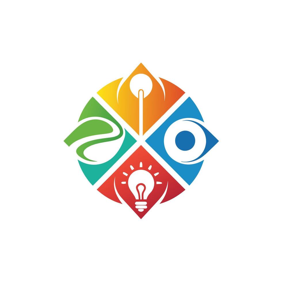 Creative and Elegant Minimalistic Logo Design for Technology and Software Company vector