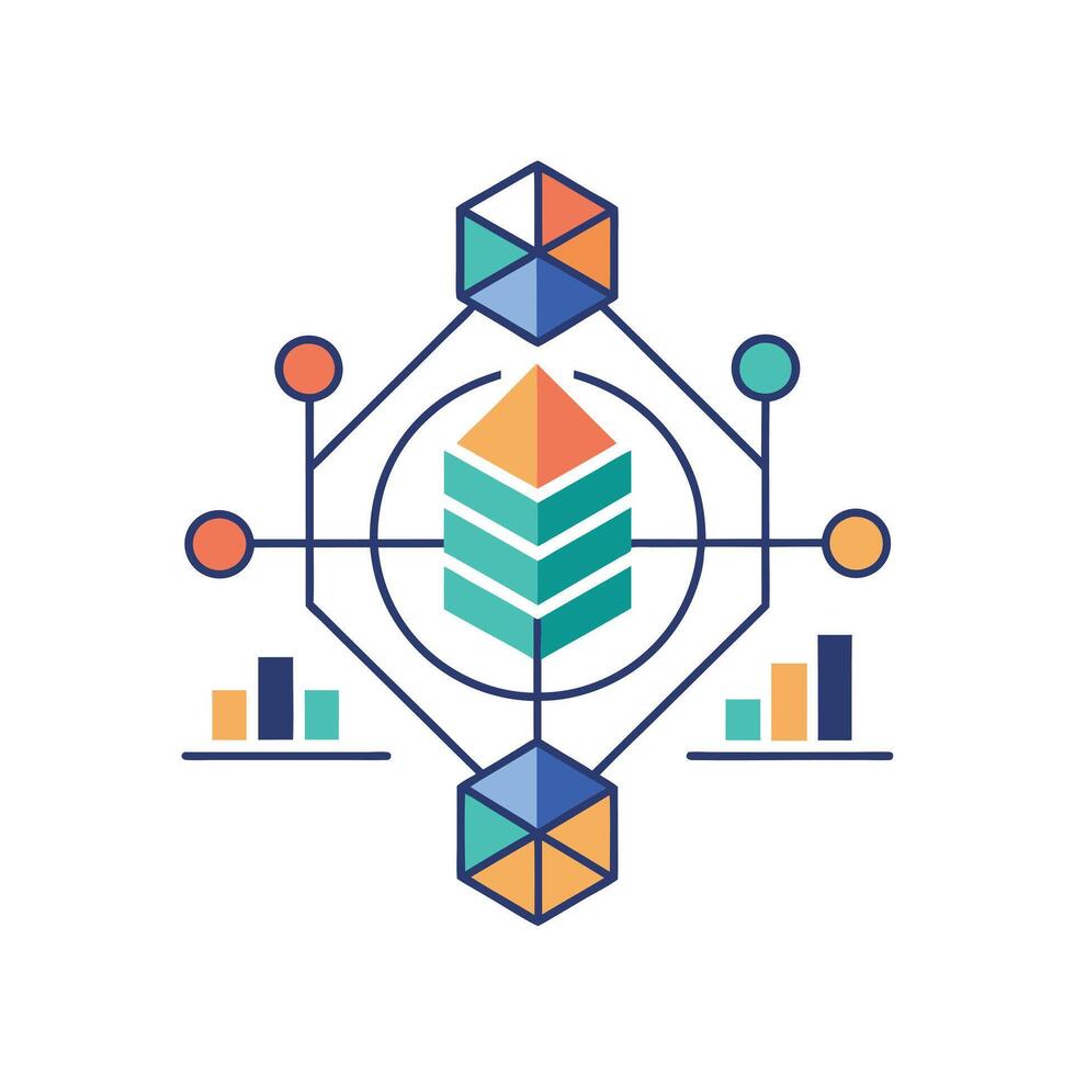 Creative and Elegant Minimalistic Logo Design for Technology and Software Company vector