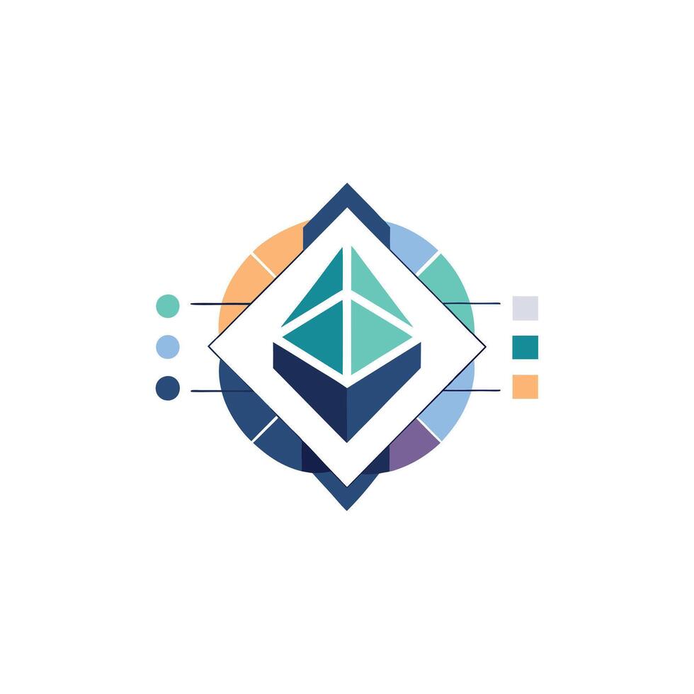 Creative and Elegant Minimalistic Logo Design for Technology and Software Company vector