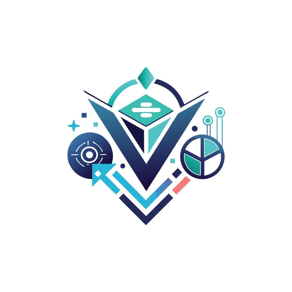 Creative and Elegant Minimalistic Logo Design for Technology and Software Company vector