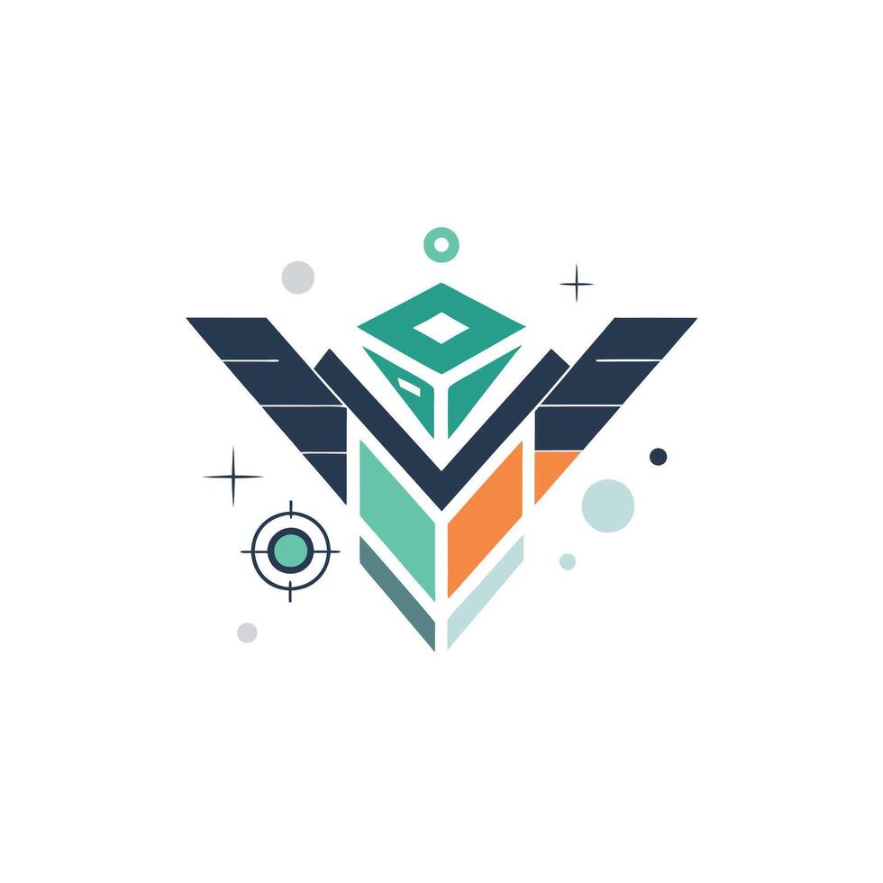 Creative and Elegant Minimalistic Logo Design for Technology and Software Company vector