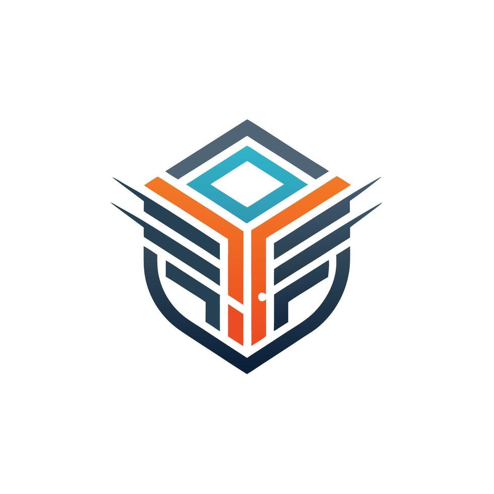 Creative and Elegant Minimalistic Logo Design for Technology and Software Company vector
