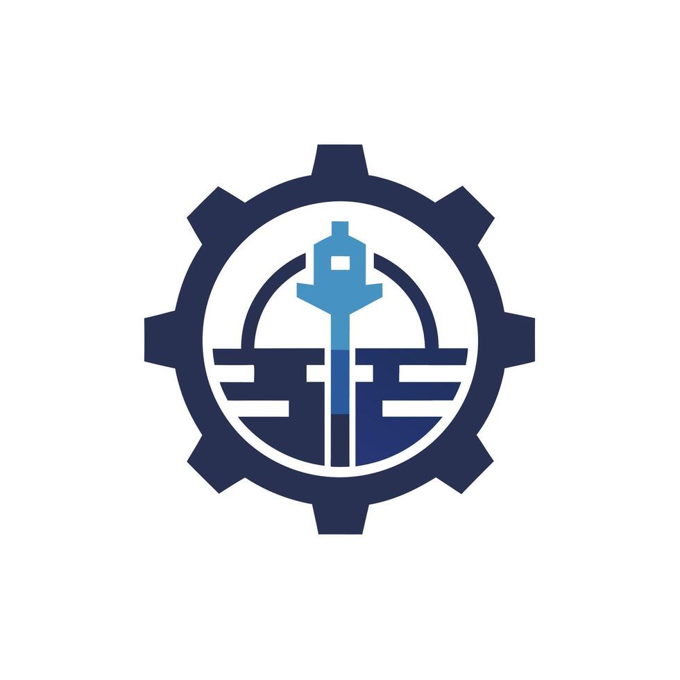 Creative and Elegant Minimalistic Logo Design for Technology and Software Company vector