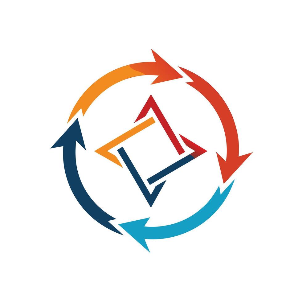 Creative and Elegant Minimalistic Logo Design for Technology and Software Company vector