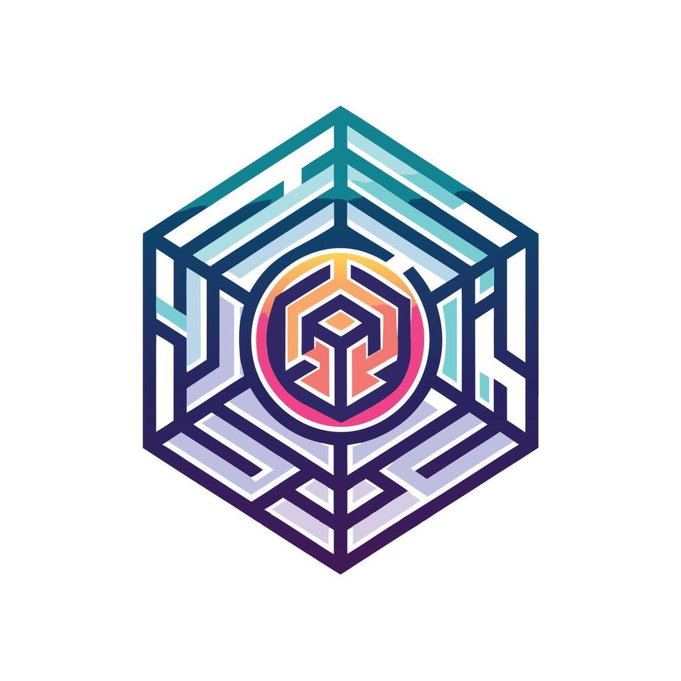 Creative and Elegant Minimalistic Logo Design for Technology and Software Company vector