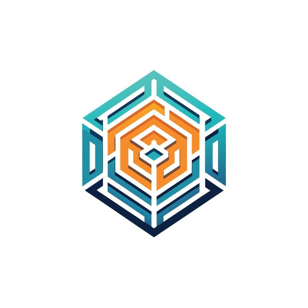 Creative and Elegant Minimalistic Logo Design for Technology and Software Company vector