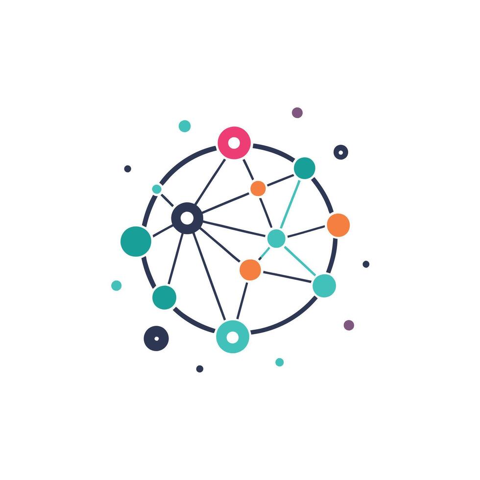 Creative and Elegant Minimalistic Logo Design for Technology and Software Company vector