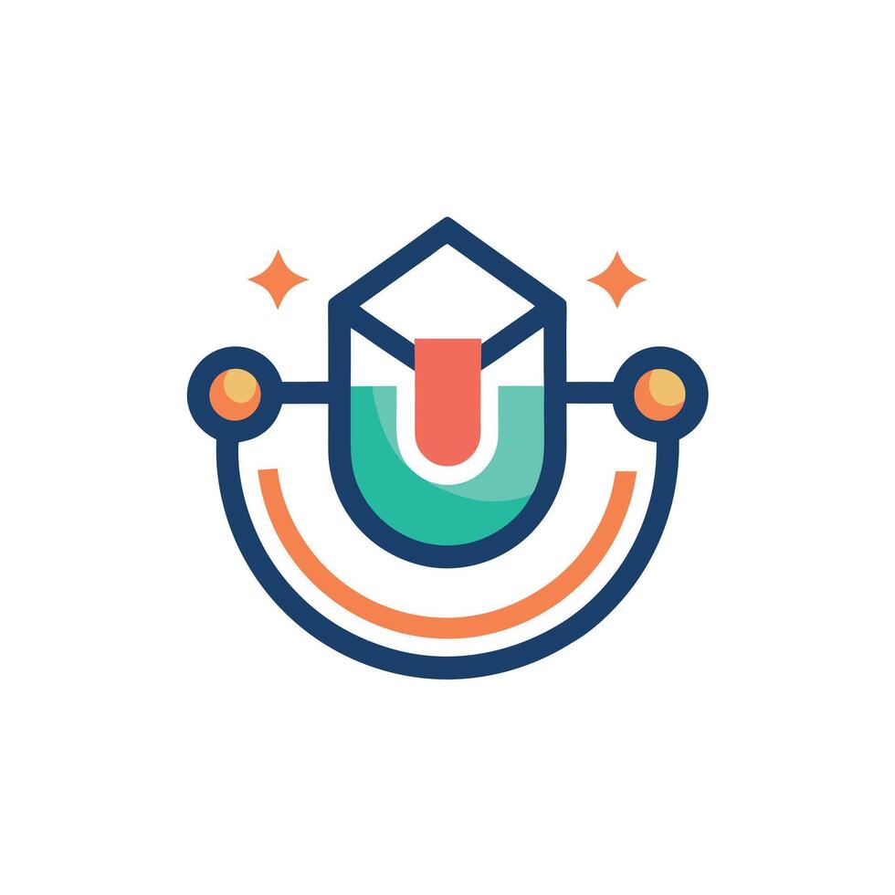 Creative and Elegant Minimalistic Logo Design for Technology and Software Company vector