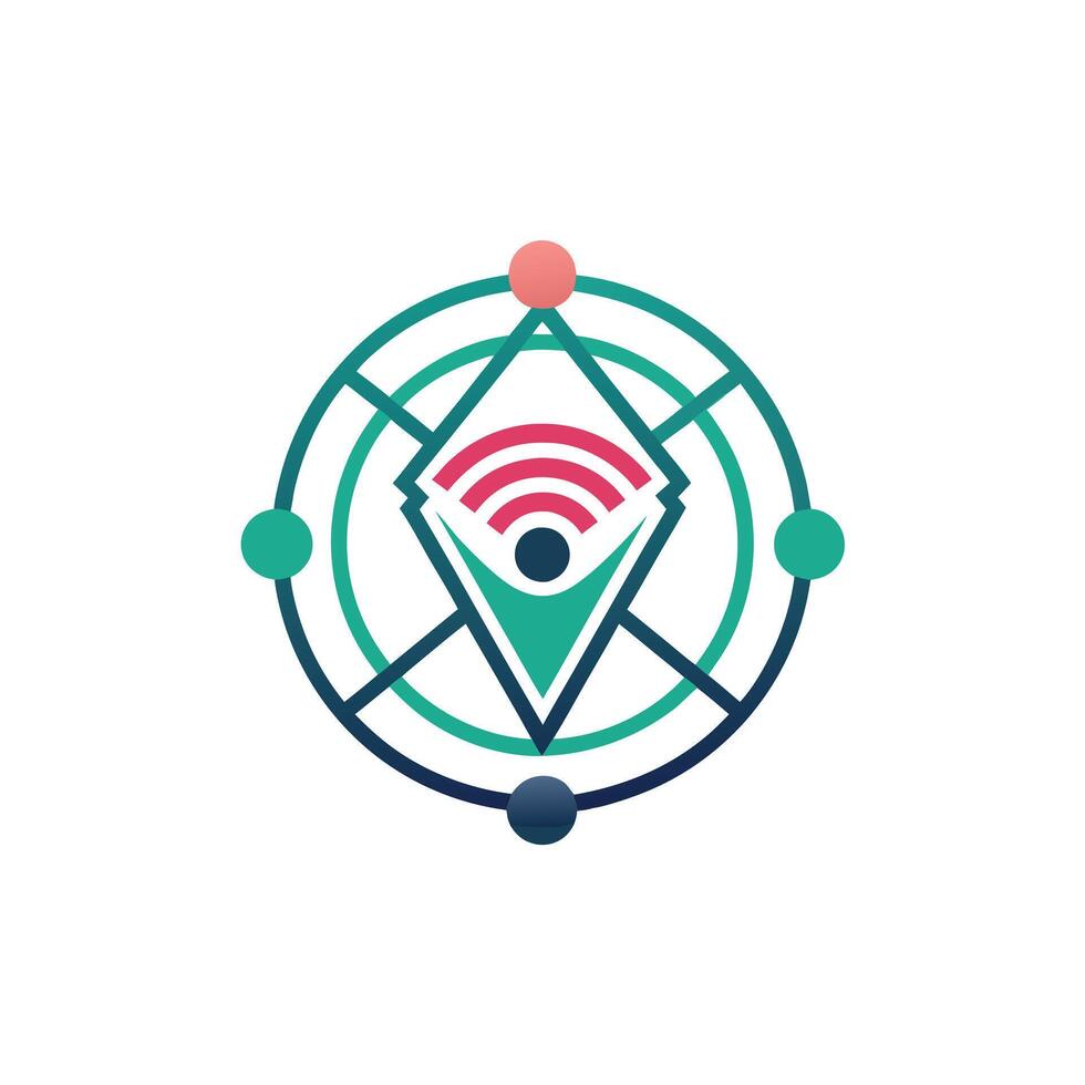 Creative and Elegant Minimalistic Logo Design for Technology and Software Company vector