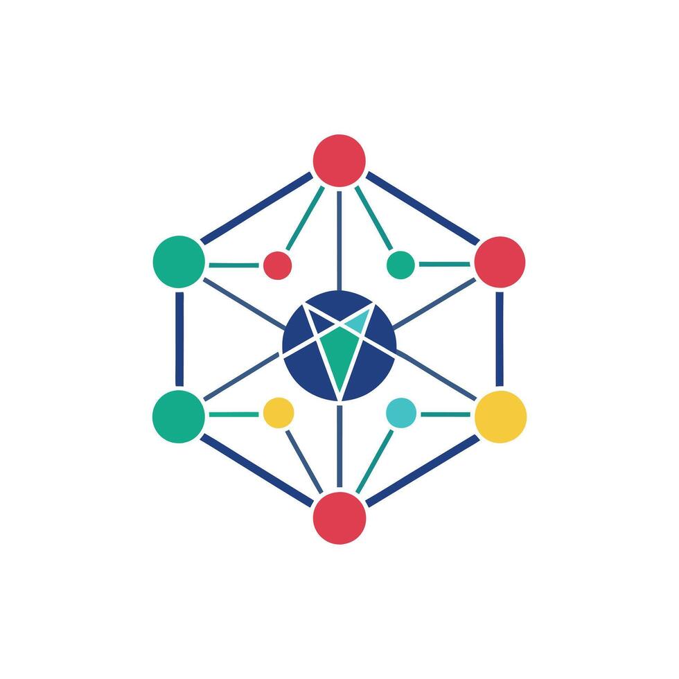 Creative and Elegant Minimalistic Logo Design for Technology and Software Company vector