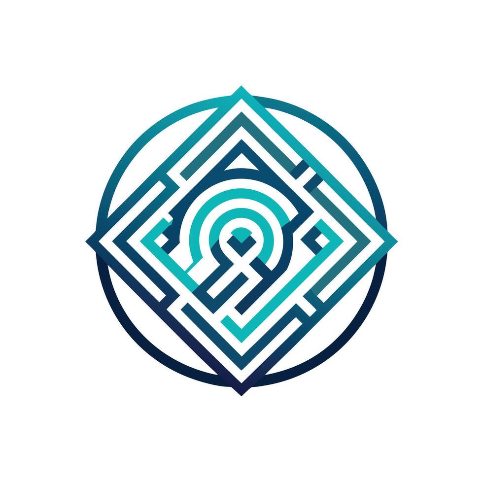 Creative and Elegant Minimalistic Logo Design for Technology and Software Company vector