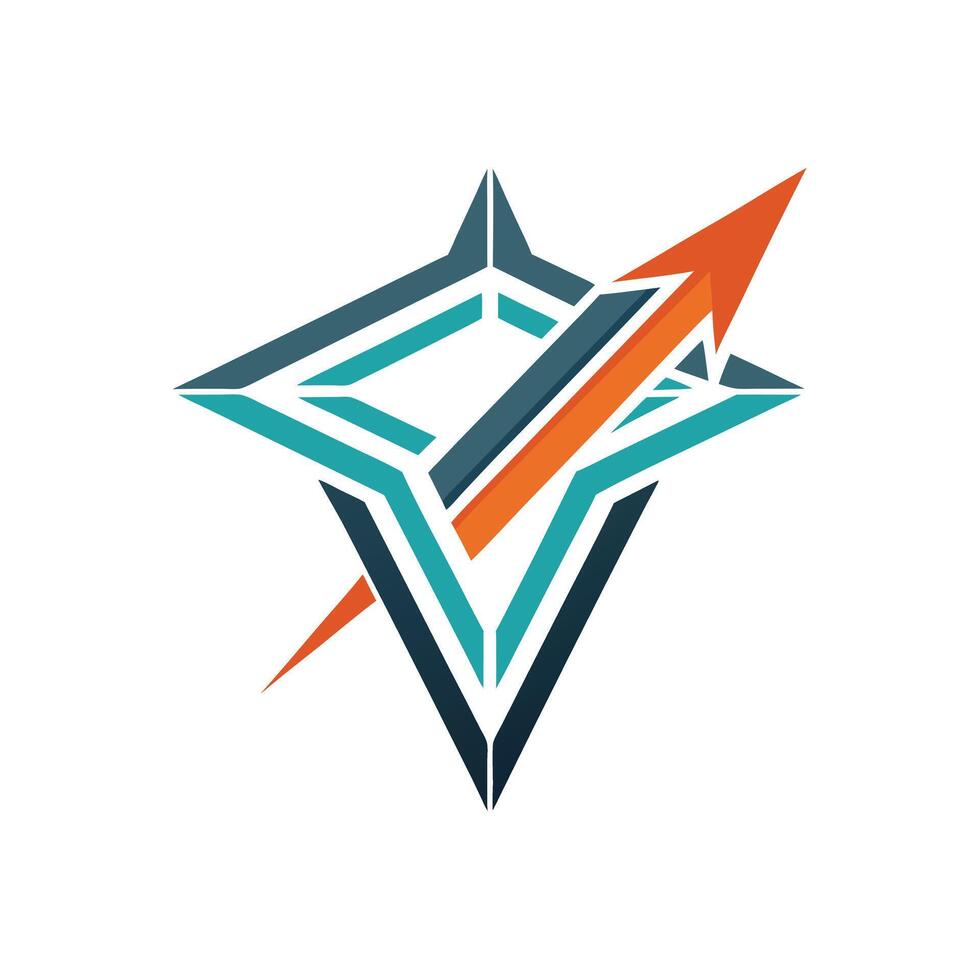 Creative and Elegant Minimalistic Logo Design for Technology and Software Company vector