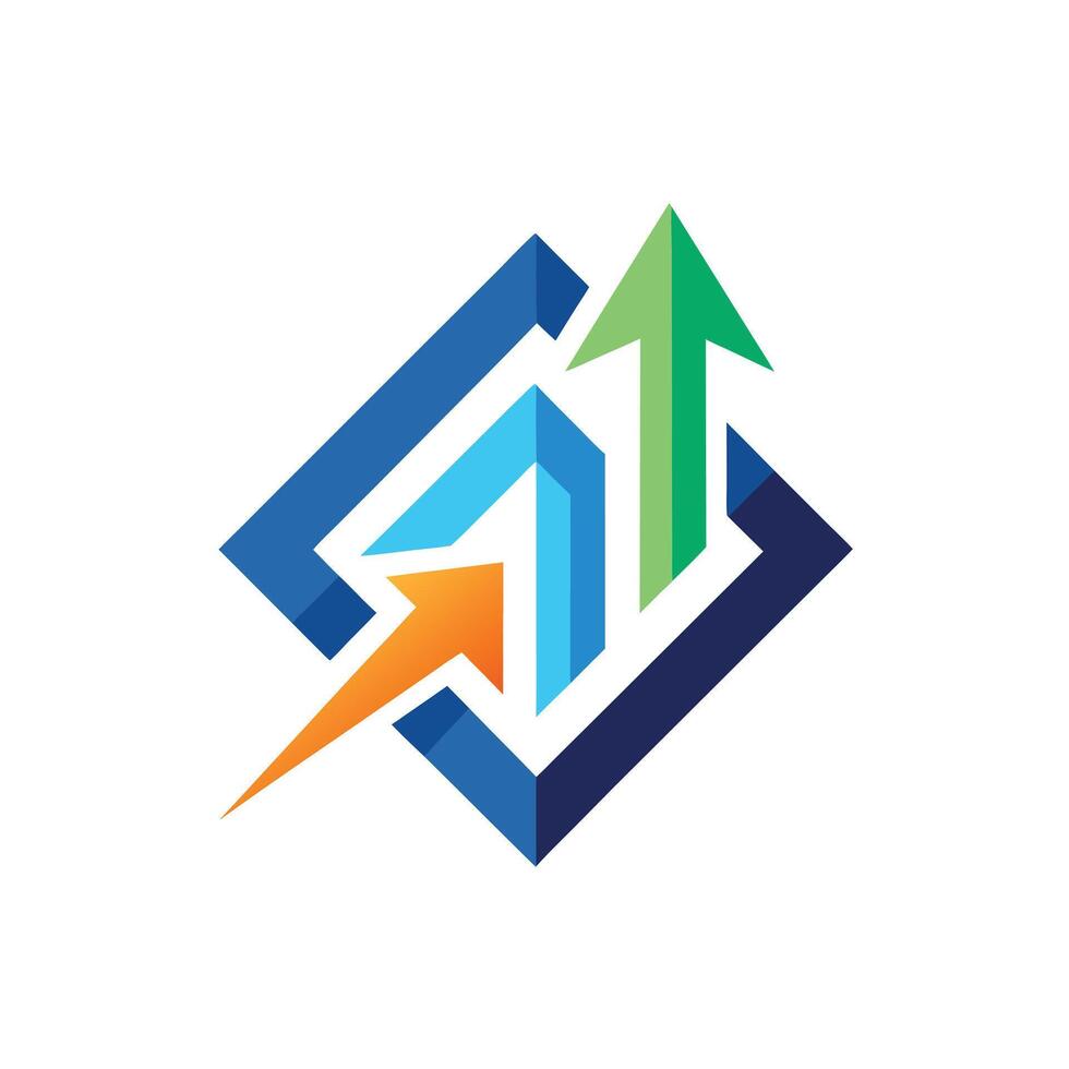 Creative and Elegant Minimalistic Logo Design for Technology and Software Company vector