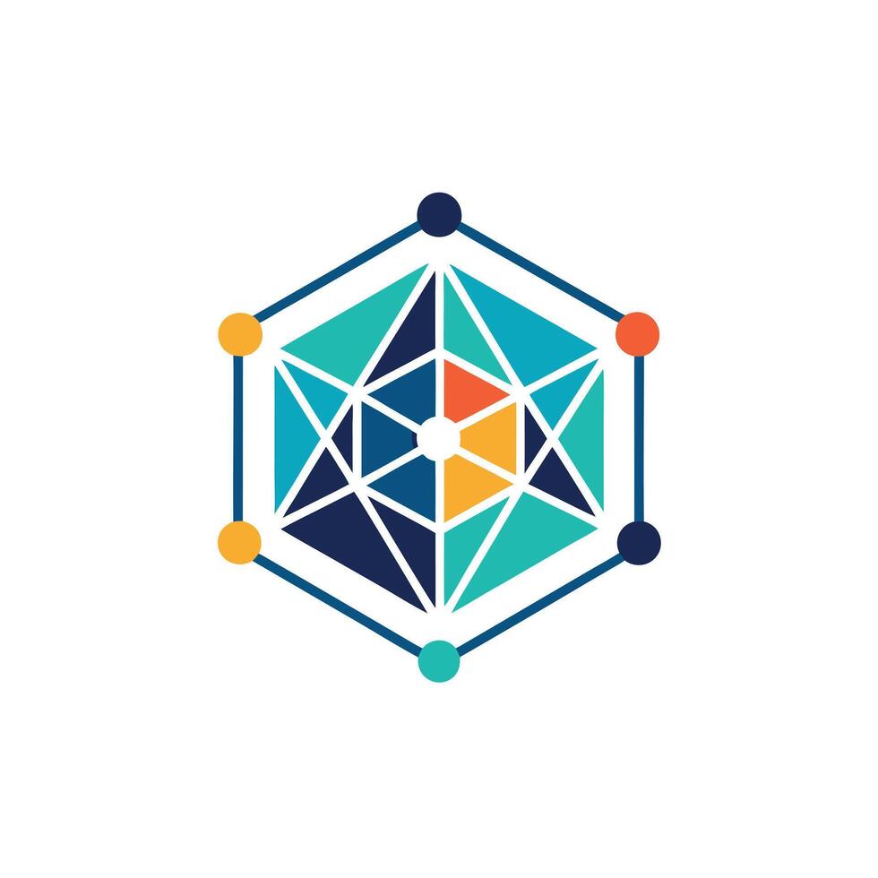 Creative and Elegant Minimalistic Logo Design for Technology and Software Company vector