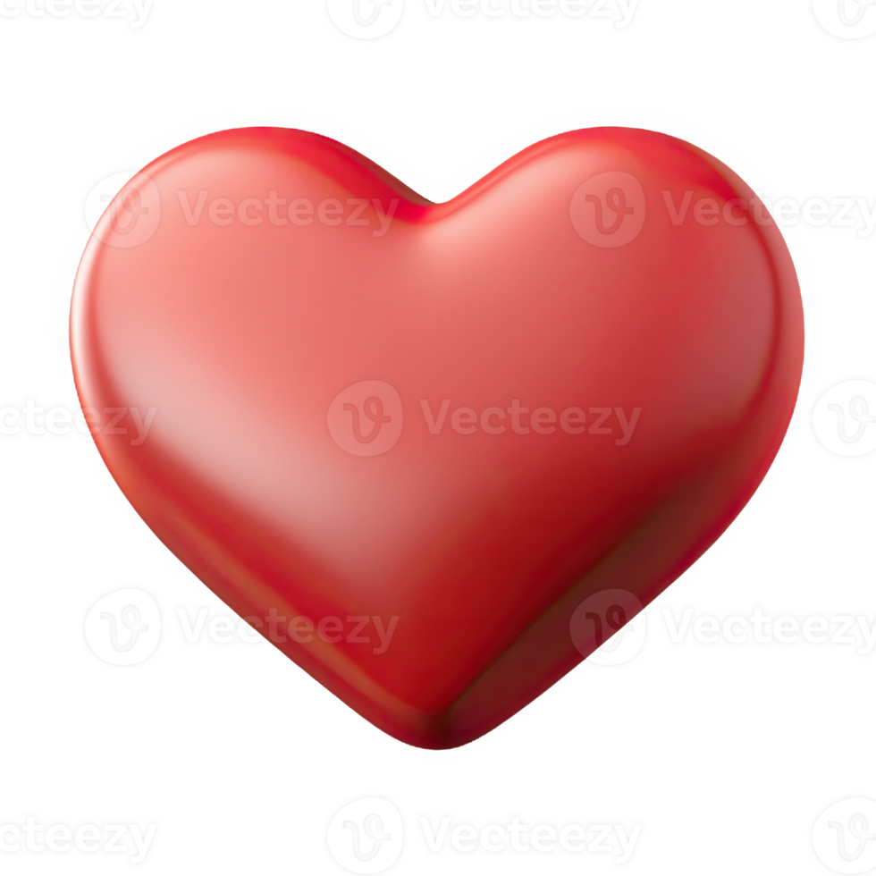 a red heart on a transparent background png