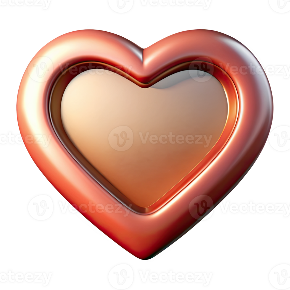 a red heart shaped object on a transparent background png