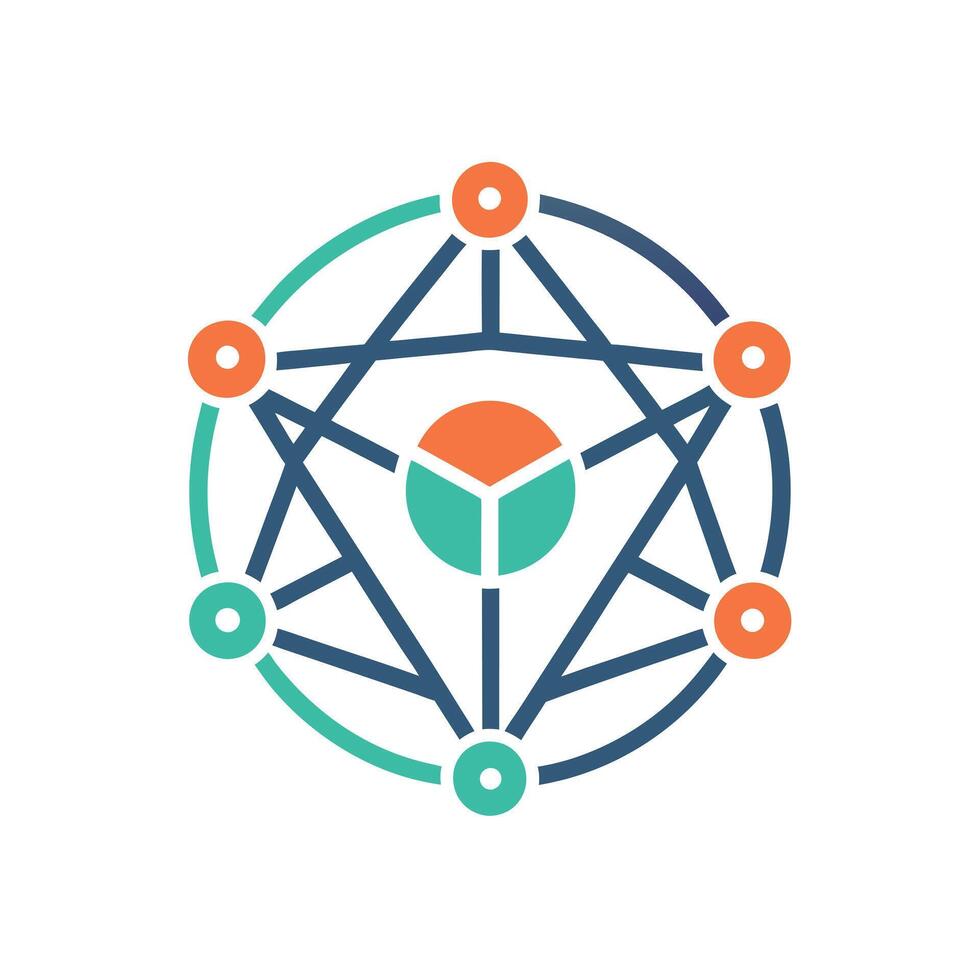 Creative and Elegant Minimalistic Logo Design for Technology and Software Company vector