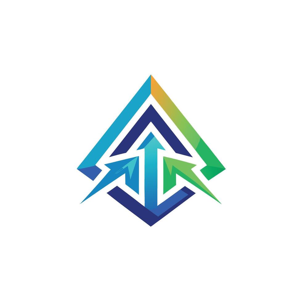 Creative and Elegant Minimalistic Logo Design for Technology and Software Company vector