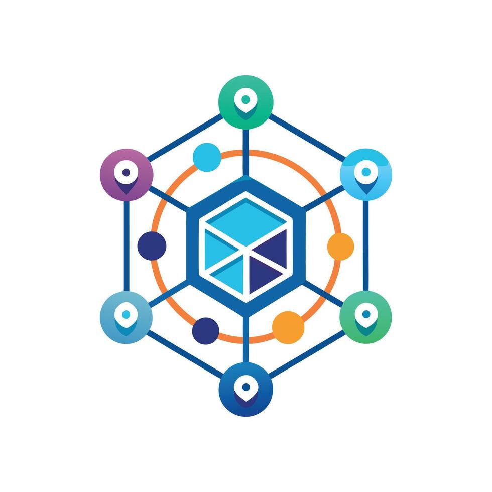 Creative and Elegant Minimalistic Logo Design for Technology and Software Company vector