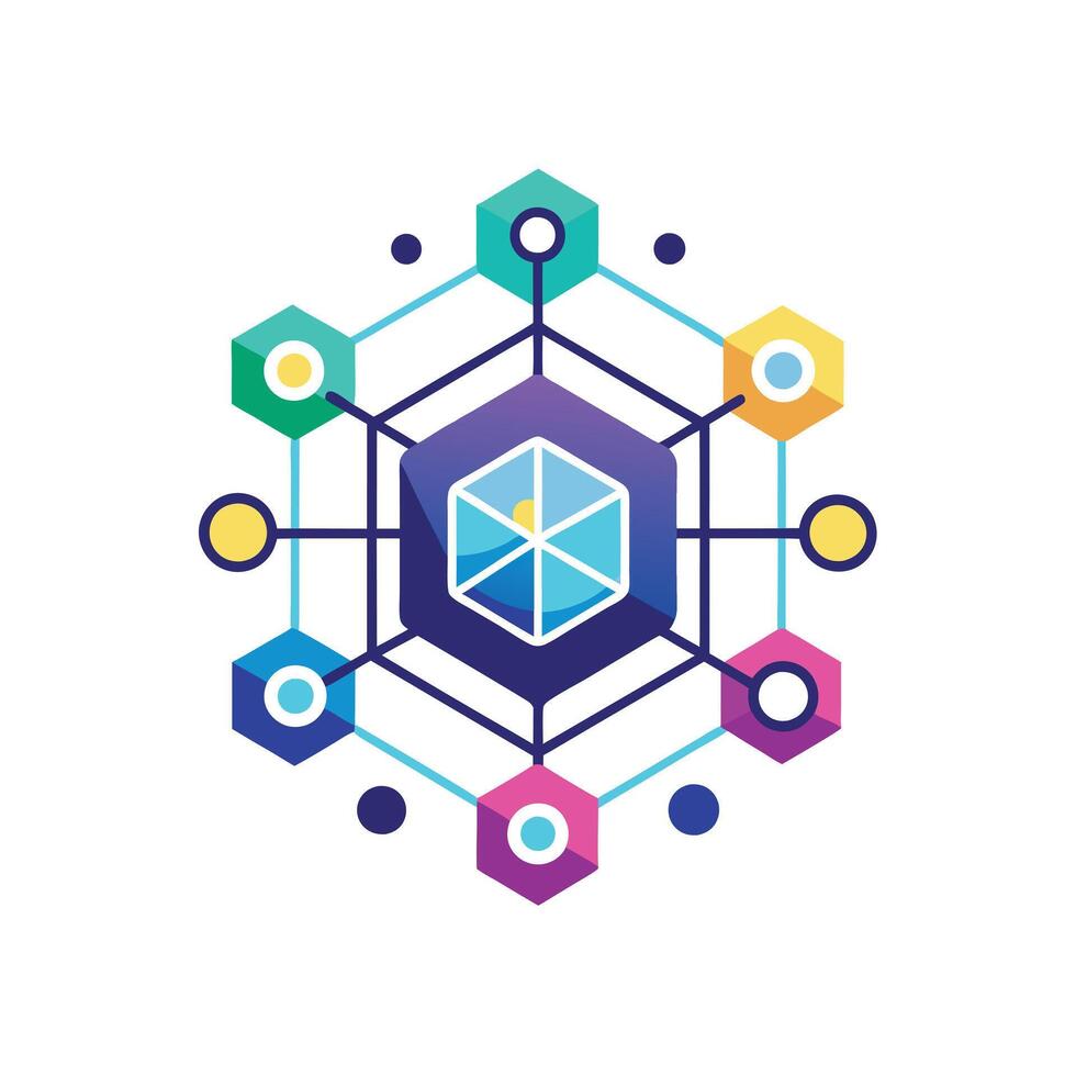 Creative and Elegant Minimalistic Logo Design for Technology and Software Company vector