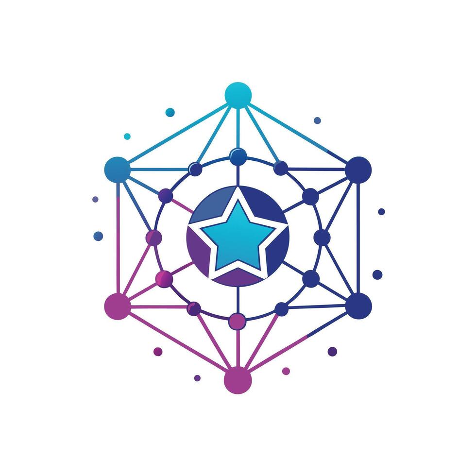 Creative and Elegant Minimalistic Logo Design for Technology and Software Company vector