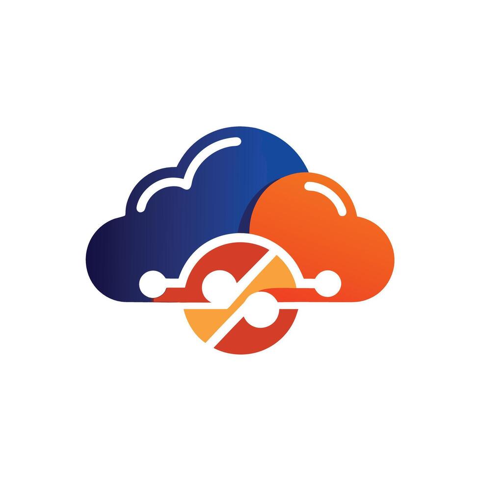 Creative and Elegant Minimalistic Logo Design for Technology and Software Company vector