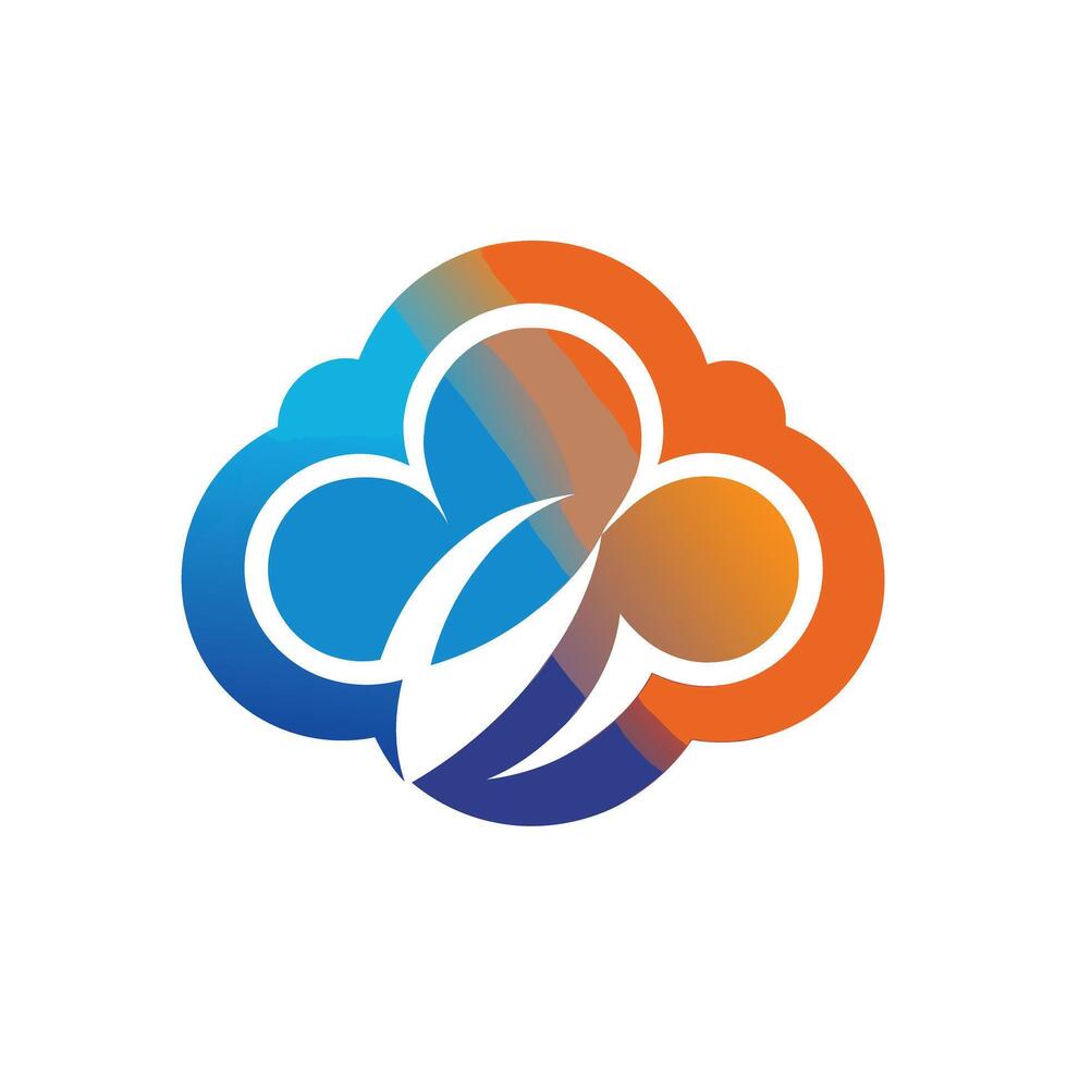 Creative and Elegant Minimalistic Logo Design for Technology and Software Company vector