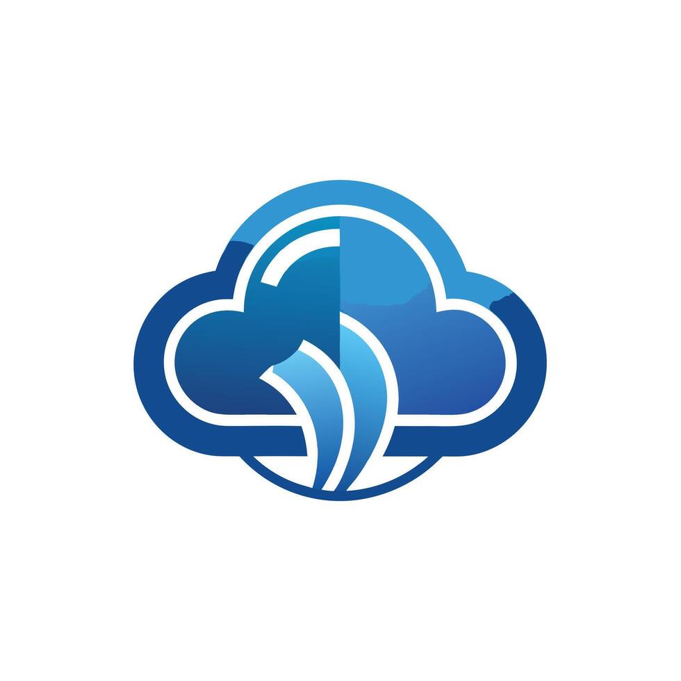 Creative and Elegant Minimalistic Logo Design for Technology and Software Company vector