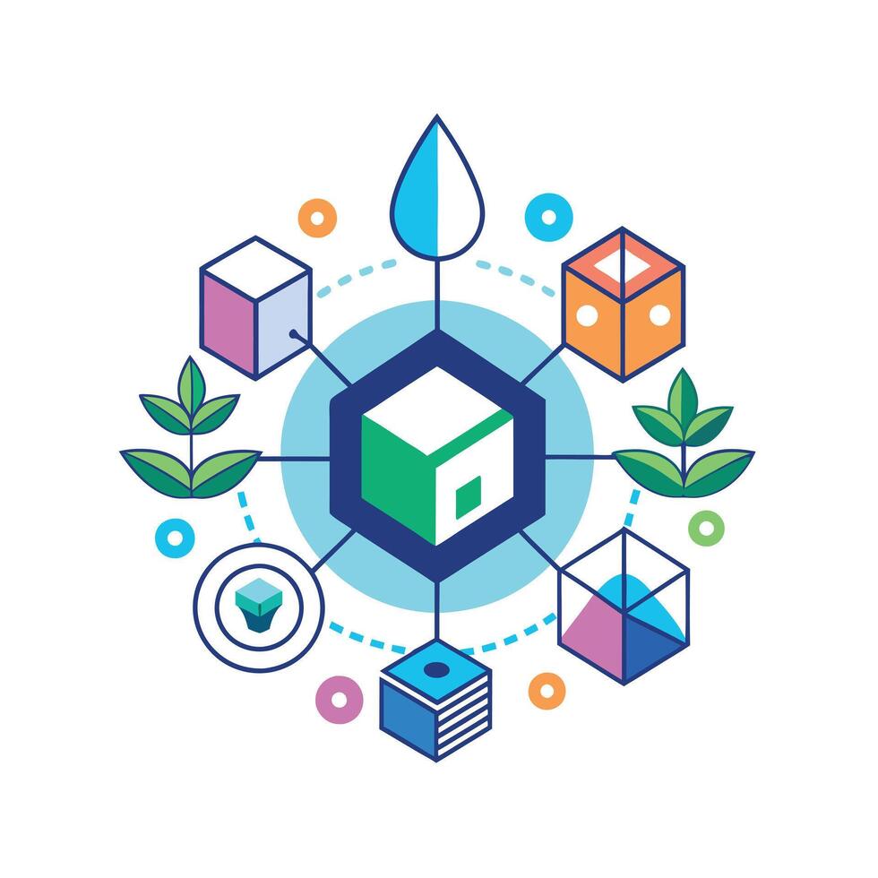 Creative and Elegant Minimalistic Logo Design for Technology and Software Company vector