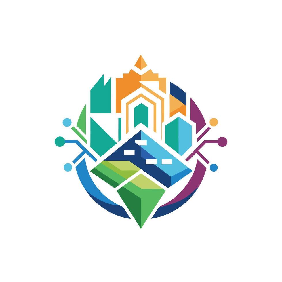 Creative and Elegant Minimalistic Logo Design for Technology and Software Company vector