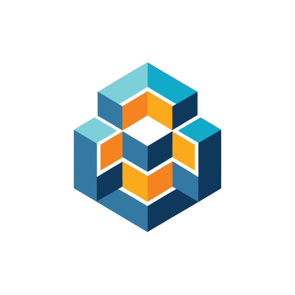 Creative and Elegant Minimalistic Logo Design for Technology and Software Company vector