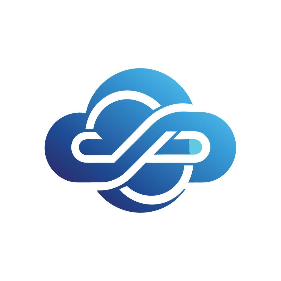 Creative and Elegant Minimalistic Logo Design for Technology and Software Company vector