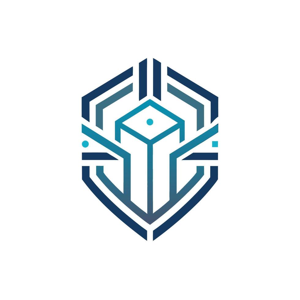 Creative and Elegant Minimalistic Logo Design for Technology and Software Company vector