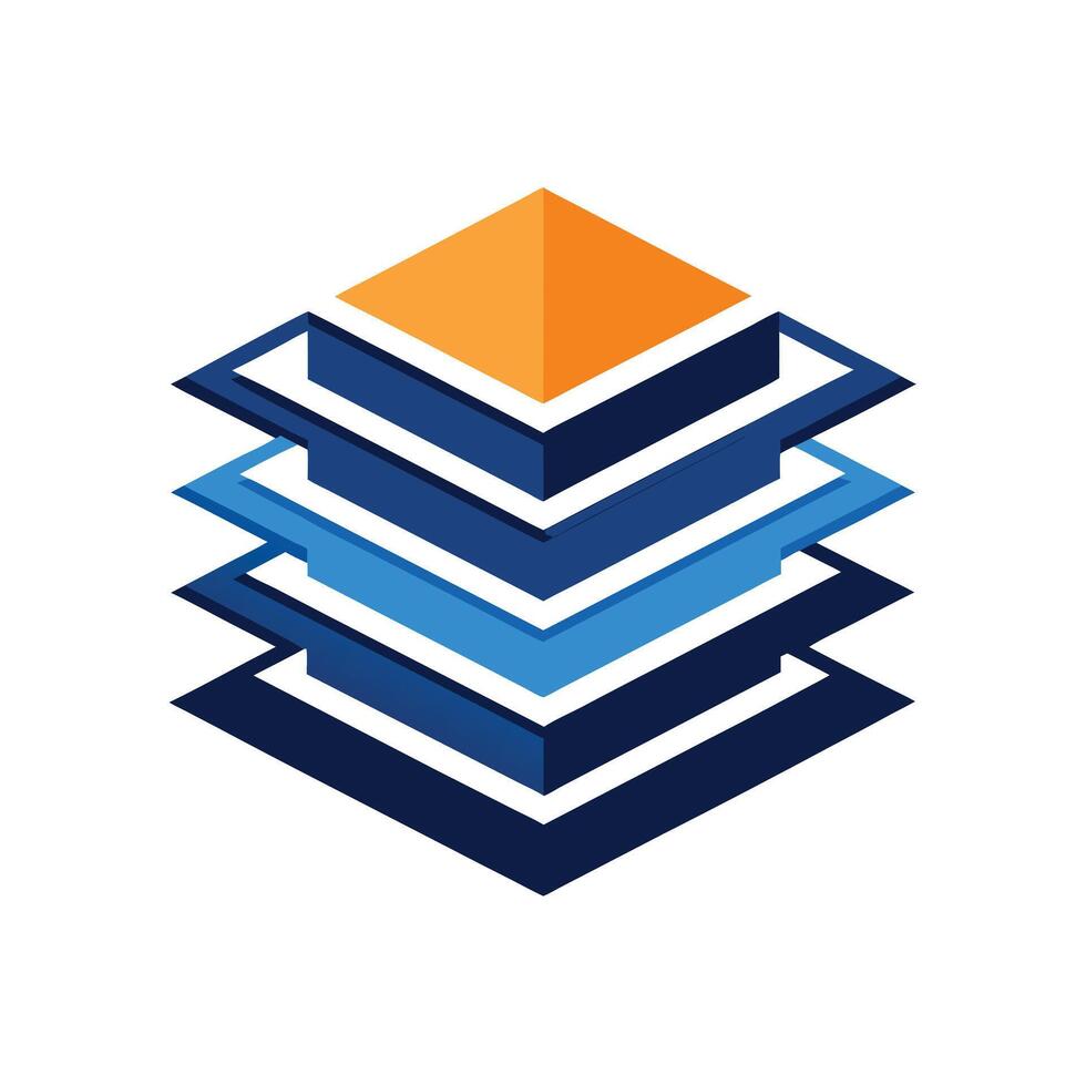 Creative and Elegant Minimalistic Logo Design for Technology and Software Company vector