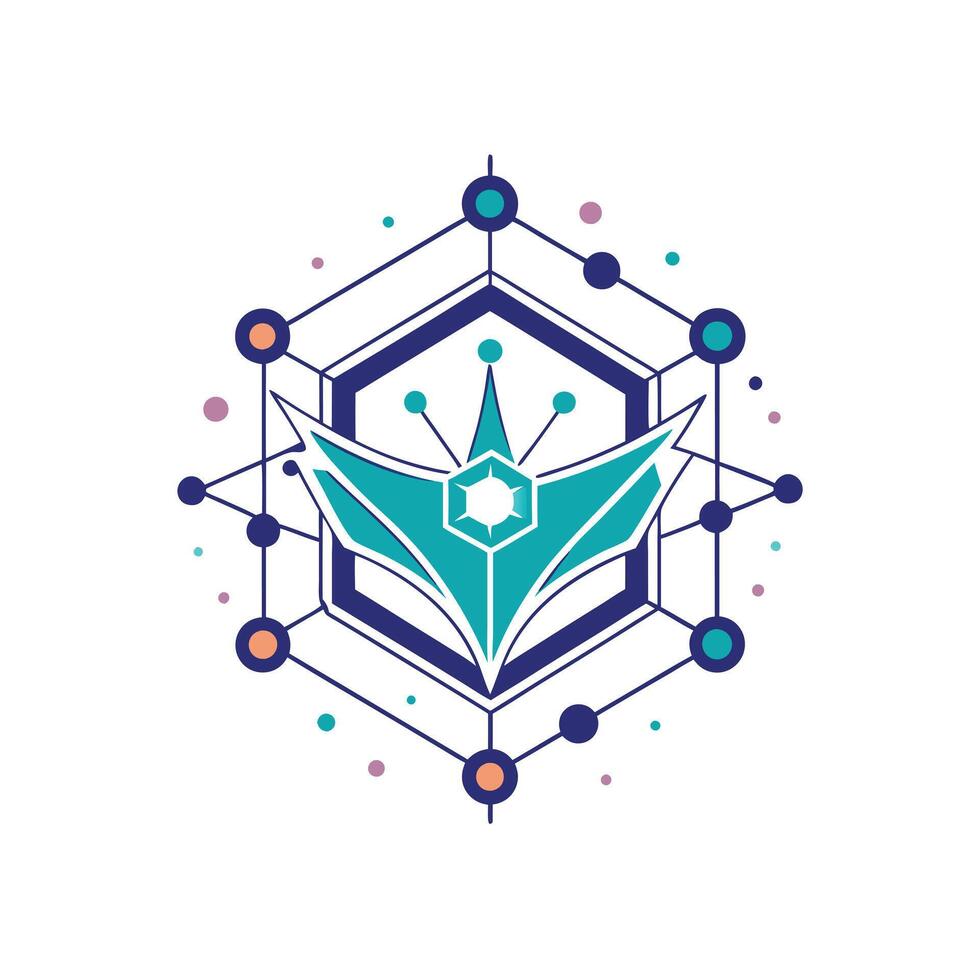 Creative and Elegant Minimalistic Logo Design for Technology and Software Company vector