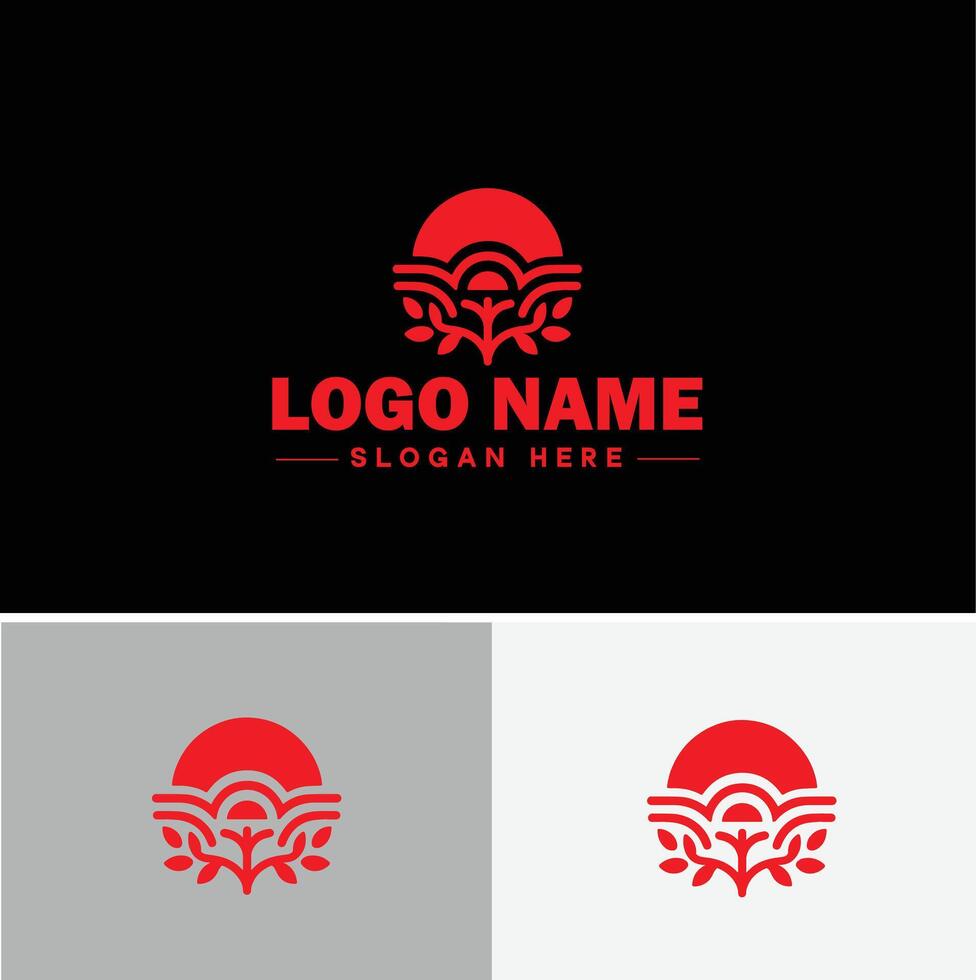Rainbow logo icon for business app icon cloud natural silhouette rainbow logo template vector