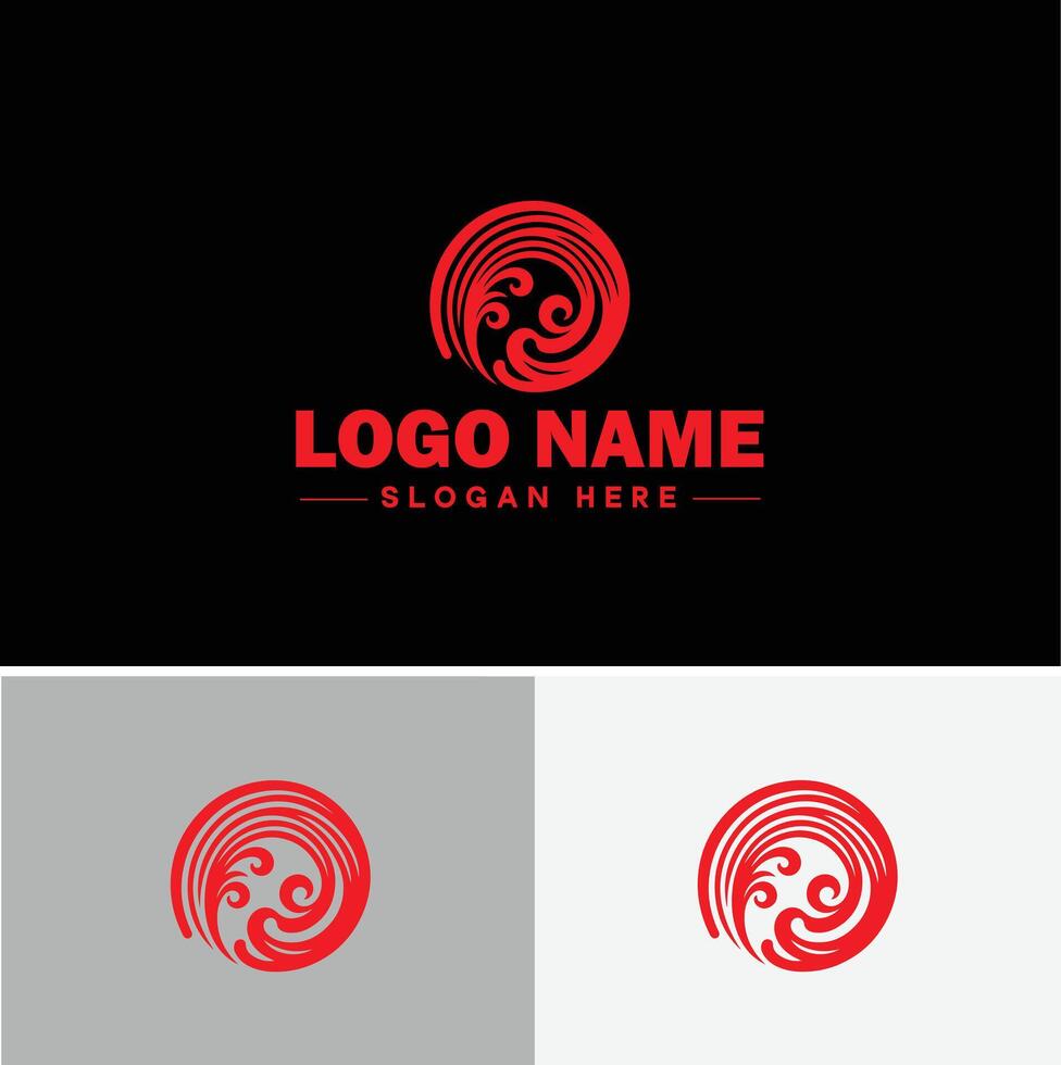 Rainbow logo icon for business app icon cloud natural silhouette rainbow logo template vector