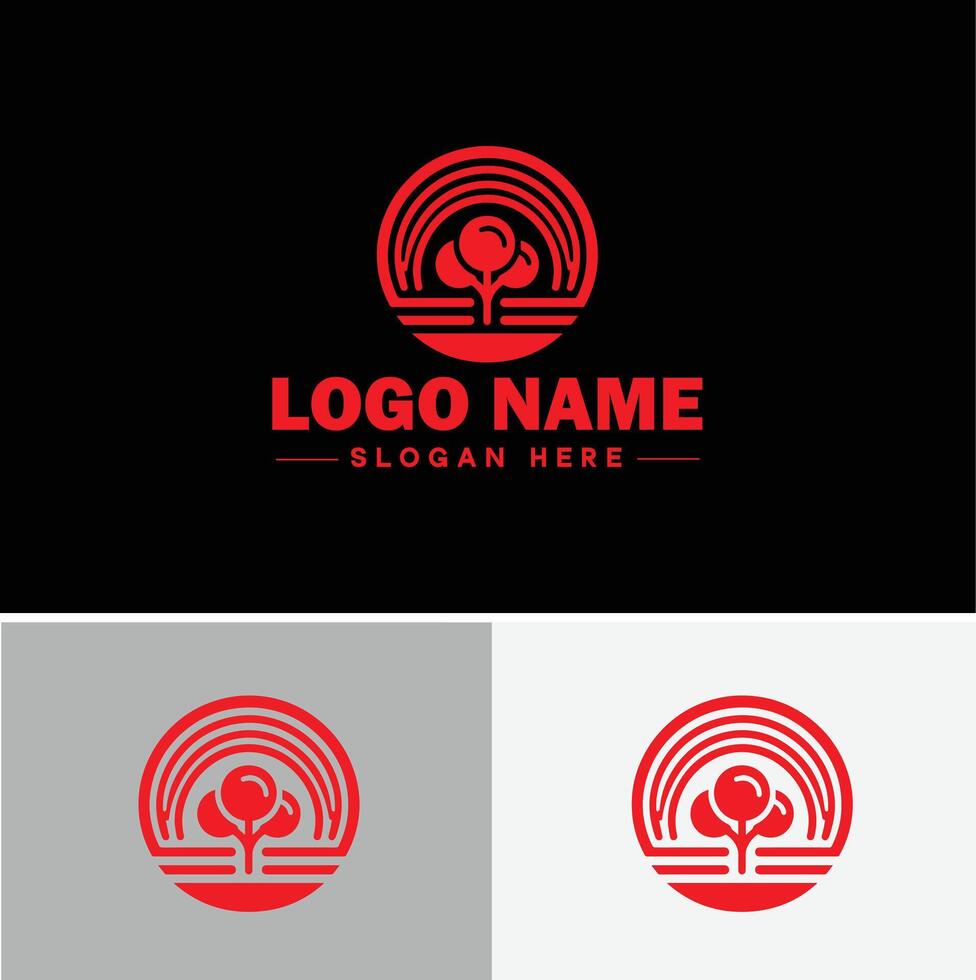 Rainbow logo icon for business app icon cloud natural silhouette rainbow logo template vector