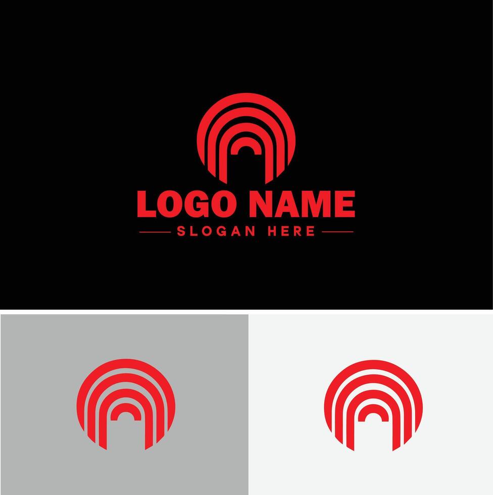 Rainbow logo icon for business app icon cloud natural silhouette rainbow logo template vector