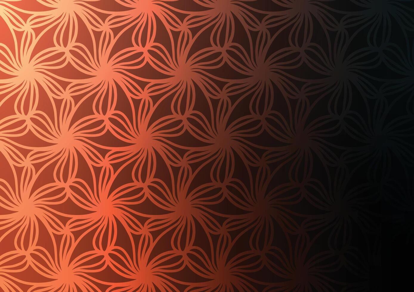Red line abstract pattern wallpaper flower background vector