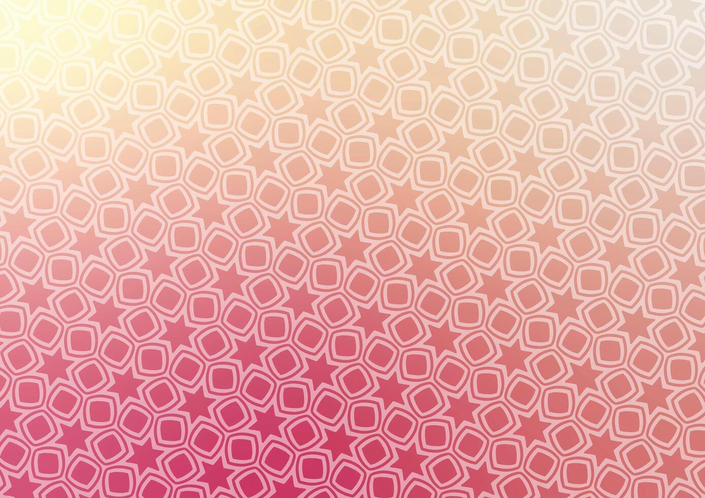 Abstract pattern geometric square star pink background vector