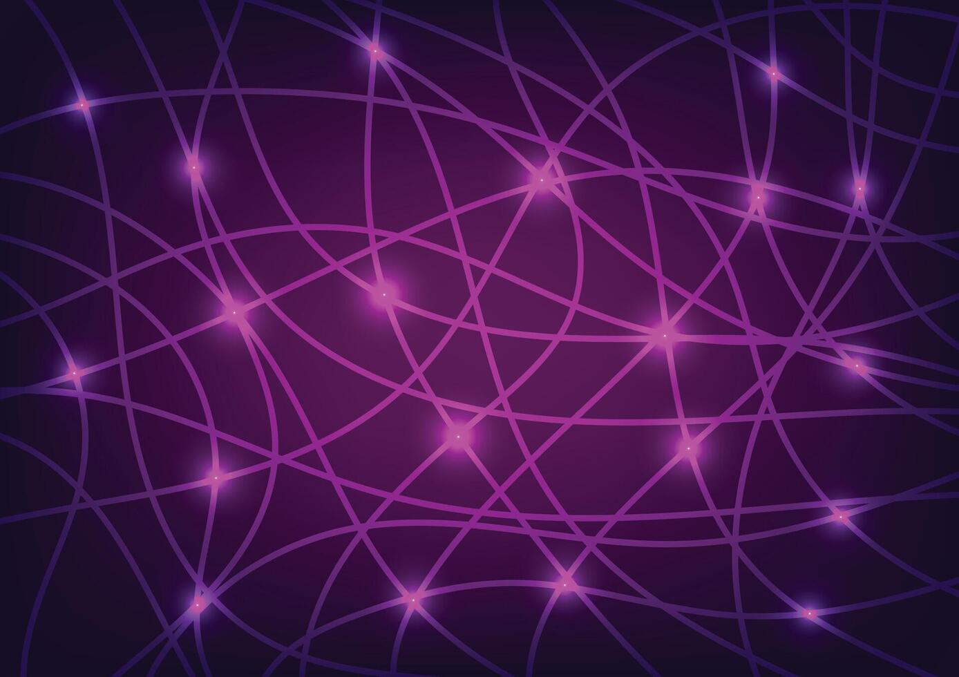 Art abstract random line neon dark background vector