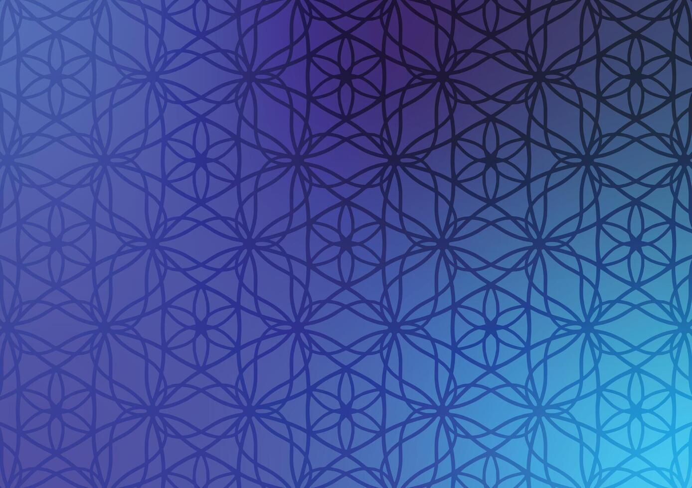 Blue line gradient soft geometric pattern background vector