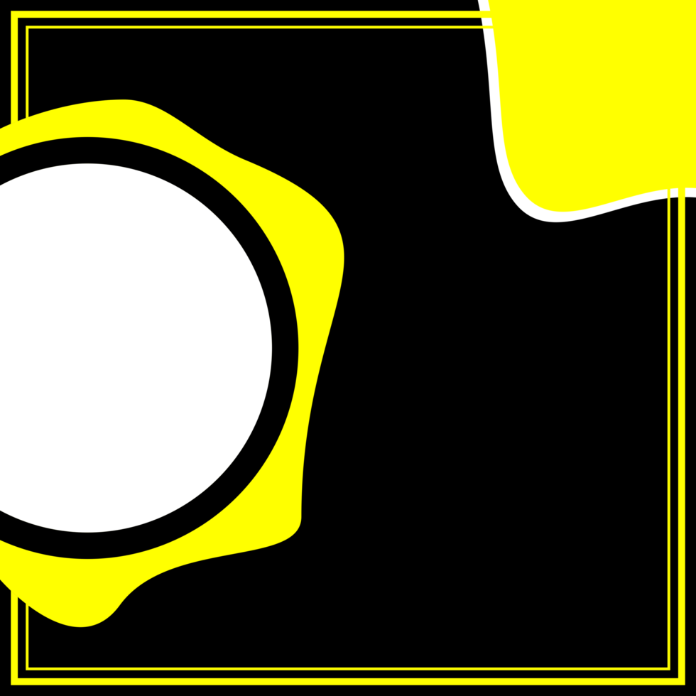 Social media post templates, frame border with wave and fluid shape background. png