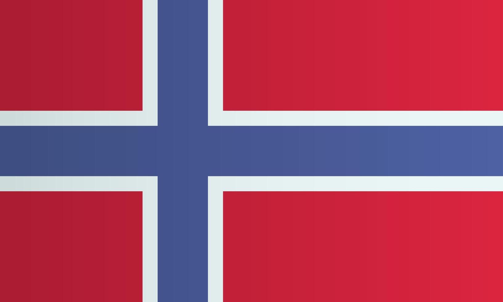 Norwegian national flag. Norway country identity. illustration vector